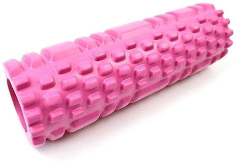 EHYSYN Reformer für Pilates 26 cm Yoga Säule Fitnessfitness Pilates Schaumrolle Übung Rückenmassage Roller Yoga Ziegel Fitnessausrüstung Bauch-Übungsbrett(Auburn)