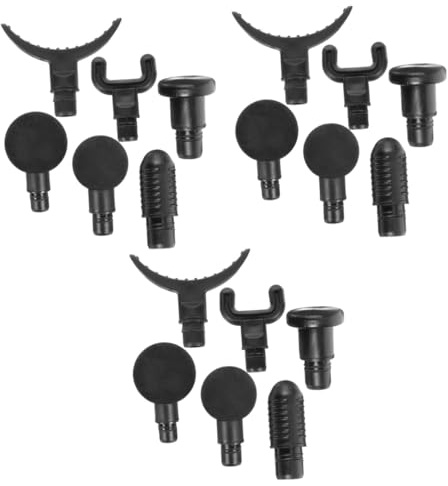 FRCOLOR 3 Sätze Zubehör Für Massagepistolen Muskelmassage Hand Für Massagepistole Aufsatz Aufsätze Für Massagepistole Massagekopf Für Das Fitnessstudio Tragbarer Massagekopf 6 Stück * 3