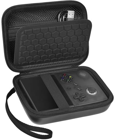 PAIYULE Travel Case Compatible with RG40XX V Retro Handheld Game Console, Handheld Emulator Storage Holder Organizer, Android Game Console Carrying Bag (Box Only)