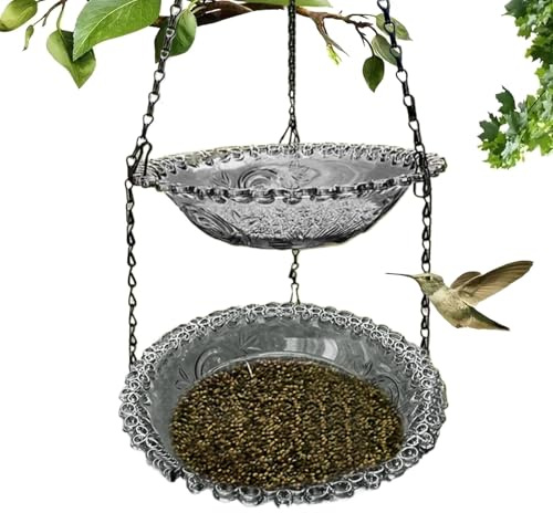 BACK BAY Con Base Nel Giardino Naturale - Outdoors Forte Durevole Fauna Selvatica Per Piedistallo | Accessori Per Bere Piscina Per Alimentazione Mattutina Da Giardino Esterno Cortile Patio Padiglione