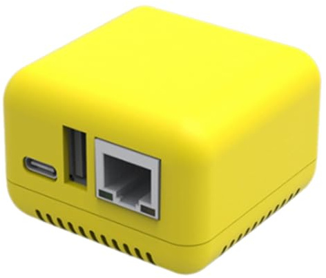 YGBWAOV Servidor de Impresión en Red NP330NY, Servidor de Impresión Inalámbrico Bluetooth, Servidor de Impresión de A Muchos, Cable de Red, Impresión en la Nube