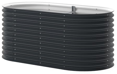 Vicco Komposter Garten, Anthrazit, 200 x 100 cm