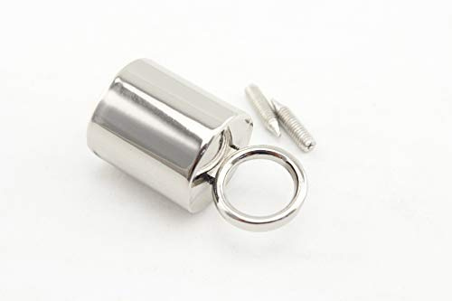 13 mm Zink-Legierung Kordelend-Ende Schnapphaken Kordelendkappe Stopper mit Ring für Absperrseil und Kordel-Armaturen AC122