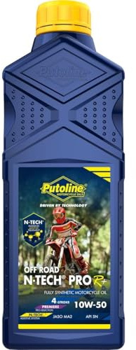 CGN HUILE MOTEUR 4T PUTOLINE Moto Nano TECH Off Road 4+ 10W50 100% SYNTHESE (1L)
