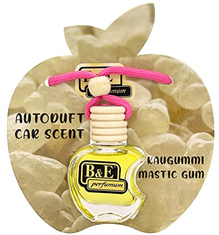 B&E Autoduft 12ml | Lufterfrischer | Auto Zubehör | Car fragrance | Autoparfum (Mastic Gum)