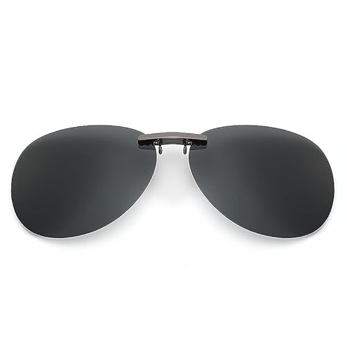 Tofox Clip Stil Sonnenbrille Flip Clip auf Sonnenbrille Polarisiert Brillen für Myopie Brille für Rezept Brillen für Myopie Brille im Freien/Fahren/Angeln