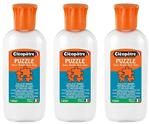 CLÉOPÂTRE Lot de 3 Cléo'Puzzles Colle vernis puzzle en 100 gr