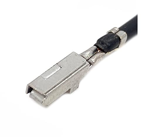 TACOON 2,2 mm 7116-4021 Auto Crimpklemme Draht Buchse Steckdose Sicherungskasten Kabelbaum Weiche Ummantelung mit 18AWG Kabel DJ621-2,2 A (Farbe: weiblich, Größe: 50 Stück)