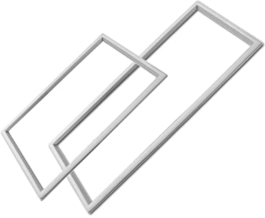eRicambi® Kit Guarnizioni per Frigorifero e Congelatore, Compatibile con LG, Dimensioni Lato Frigorifero: 1070x820 (mm) Lato Congelatore: 825x540 (mm) Per Modello GRB65