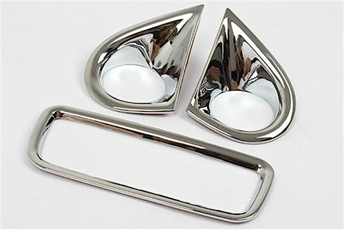 NANZU Chrom ABS Nebelschlussleuchte Lampenabdeckung Trim passend for 2013–2015 Mitsubishi Outlander Sport/ASX (3 Stück)