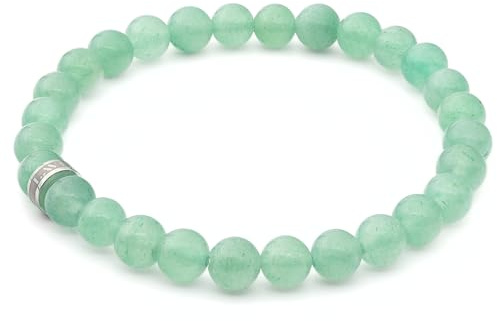 LAVISA Edelstein Armband - Echte Naturstein Perlen | Kristalle, Heilsteine | Onesize Unisex