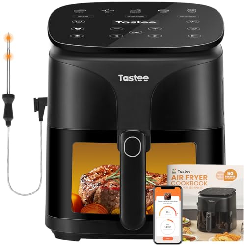 Tastee Air Fryer, 8 in 1, 5.5 QT, Dehydrator, 500 °F, 24 Cooking Presets