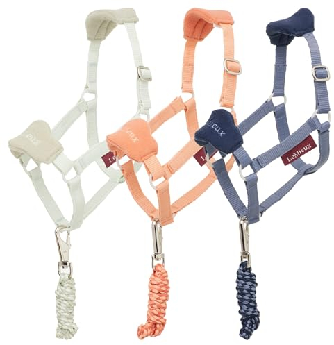 LeMieux Hobbyhorse Steckenpferd Hobby Horse Halfter Set in apricot