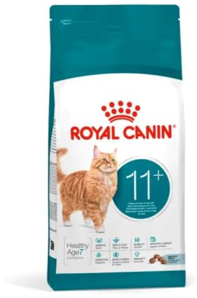 ROYAL CANIN AGEING 11+ | 4 kg | Cibo secco per gatti anziani a partire dall'11° anno di vita | Formula con il complesso HealthyAge7™ | Contiene crocchette facili da masticare