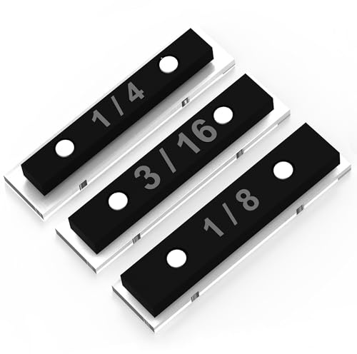Trim Reveal Tool, carpentry tools for marking gauge, 1/4+1/8+3/16 Finish Carpentry & Woodworking Tool for Accurate Jamb Marking, Transparent Acrylic