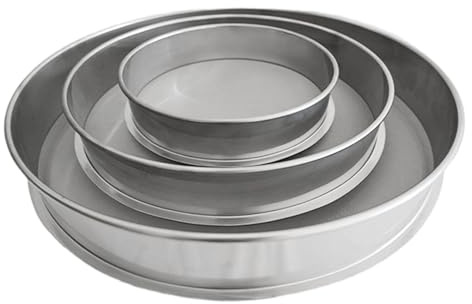 Tamiz de Tierra – Tamiz de jardín | 3 Piezas Multiusos de Malla de Acero Inoxidable para jardinería, Tierra, hogar, Patio Trasero, Patio