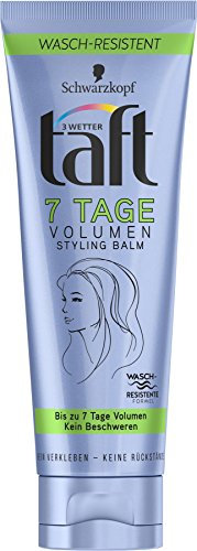 Schwarzkopf 3 Wetter Taft Balm, 7 Tage Volumen Extra Starker Halt 3, 3er Pack (3 x 75 ml)