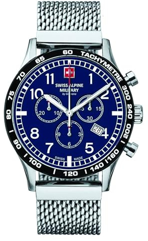 Swiss Alpine Military Herren Uhr Chrono 1746.9135SAM Edelstahl