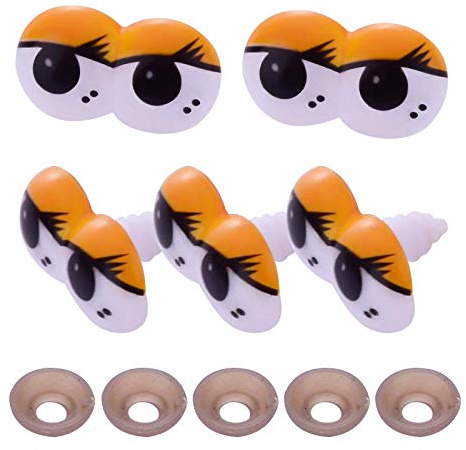 maDDma 5 Sicherheits-Augen Cartoon Comic Manga für Puppen Kuscheltiere Teddies Amigurumies Variantenwahl