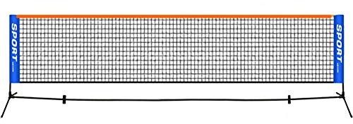 GYKLY Tennisnetz Rack tragbare Kurze Netz Outdoor Student Training Net Edelstahl Mobile Coach Ball Netz Rack-4,1 Meter