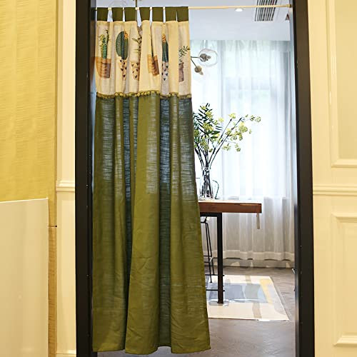V3VOGUE Türvorhang Fenstervorhang Im Nordischen Stil - Vorhänge Ohne Bohren - Hohe Beschattung 70%-90% - Sichtschutz - Für Küchen, Balkone, Waschküchen, Scheibengardinen 1 Stück