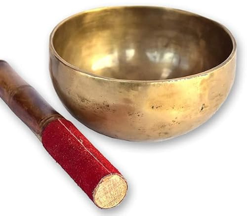 7 cuencos de metal para meditación, para oración curativa, yoga con mazo y cojín (5 pulgadas)