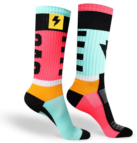 Sport-Socken für Männer und Frauen - Ideale Socken für Laufen, Basketball, Radfahren und Padel - Inshock Barcelona