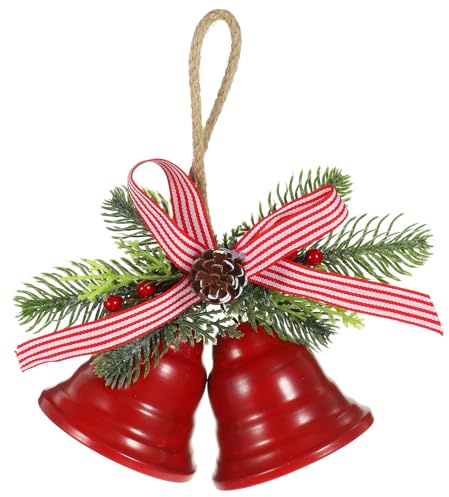 HOMSFOU Wohnkultur Retro- Heimdekoration Verzierungen Im Weihnachtsstil Dekorative Glocke DIY-Glocke Weihnachtsbaumglocke Die Glocke Die An Der Tür Hängt Weihnachtsdekorationen