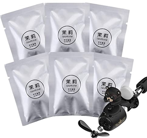 Désodorisant De Voiture Rechargeable, Clip Ventilation Voiture, Pastilles Remplacement Parfum Solides, Comprimés D'aromathérapie Pour Voiture, 6 Comprimés De Parfum De Voiture, Comprimés Parfumés