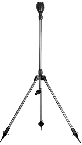 Stativ Sprinkler, Automatisch Rotierender Sprinkler, Edelstahl Drehbewässerung Stativ Teleskopstütze Sprinkler, 360 Grad Garten Wassersprinkler, Garten Bewässerungssystem für Gartenbewässerung