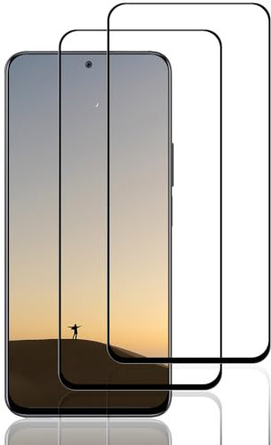Beukei Pellicola Protettiva per Honor 90, 2 pezzi Vetri [copertura totale curva 3D] [Anti-Graffio] [Senza Bolle][Durezza 9H ] Pellicola Vetro Temperato