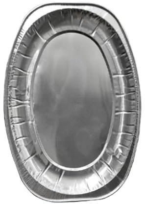 YDYAENIO Barquette Aluminium Lot de 20 Plats à dîner en Aluminium for Service de Table, for Barbecue, banquets