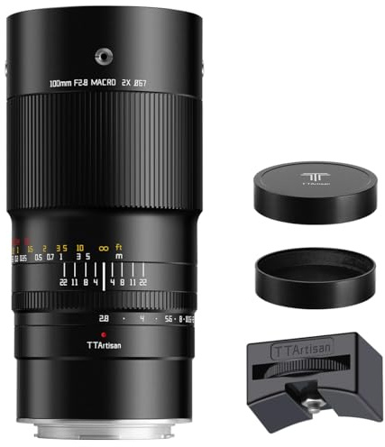 TTARTISAN Obiettivo ultra macro 100 mm F2.8 2X, full frame per Leica L SL, SL2, SL2-S,SL3, Sigma FP, FPL, Panasionic S1, S5, S5II, S9