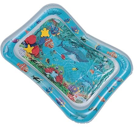 ifundom Aufblasbare Junge Mädchen Wasserspielmatte Mit Clownfischmotiv Leichte Und Langlebige Wasserkrabbelmatte Zur Sensorischen Entwicklung Fördert Motorik Und Hand-auge-koordination