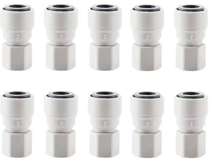Raccord rapide en plastique pour brassage maison, raccord FFL à emboîtement 3/8 x 7/16 pour tube de 9,52 mm, connecteur rapide pour distributeur de bière à verrouillage à bille, accessoires pour l