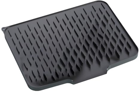 Matera - Tappetino assorbente aggiuntivo 40 x 32 x 2 cm, tappetino da cucina con drenaggio, protezione in microfibra morbida con base antiscivolo | Design riutilizzabile per Coc