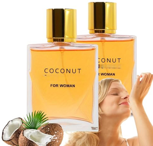 Vanilla Fragrance, Vanille Coconut Passion Bodyspray, perfume women, Langanhaltendes Vanilla Parfüm für Haare & Körper, Eau de Parfum Für damen, Vanilla Duftspray für Unterwegs, Frische (60ml, 2)