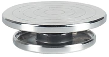 Generisch Töpferscheibe,Drehscheibe Töpfern Töpferscheibe, Legierungs-Plattenspieler-Spinner, Rotierende Keramik-Banding-Räder, Ton-Skulptur-Plattform, Doppelseitig Verwendbar(20cm Alloy)