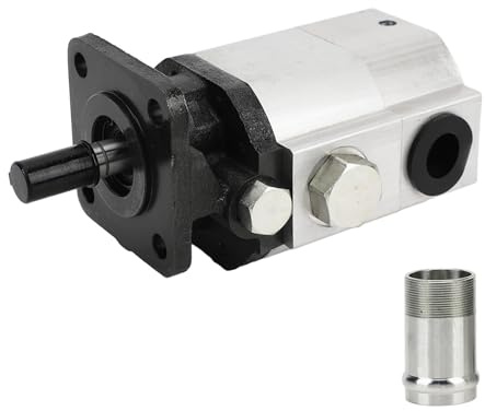 ANKROYU Kit pompa spaccalegna a 2 stadi Pompa idraulica in alluminio ad alta pressione 3000PSI 13GMP per spaccalegna e sistemi di pressa idraulica Costruzione durevole