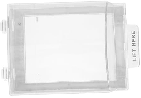 MAGICLULU Copertura Protettiva Pulsante di Emergenza Antincendio a Copertura Completa, Protezione Interruttore Manuale Resistente per Scuole, Uffici e Centri Commerciali, Installazione