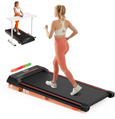 Tapis de Marche Walking Pad Inclinable 5% sous Bureau