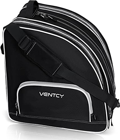 VENTCY Inliner Tasche, Skischuhtasche Kinder, Rollschuhe Tasche, Tasche für Inliner, Eislauf Inliner Tasche Kinder, Rollschuhe Tasche, Skatertasche für Kinder/Erwachsene Schwarz