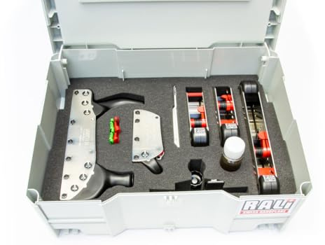 RALI Systainer 220 Evolution N Handhobel Set | Professionelles Holzbearbeitungswerkzeuggehäuse mit Hobeln, 2 Schutzschaumstoffen, austauschbaren Klingen und mehr | Leicht zu transportieren