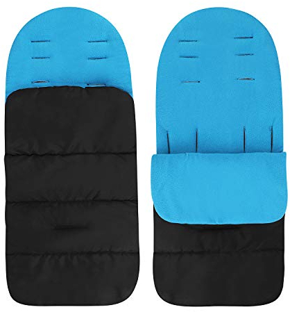 Universeller Kinderwagen-Fußsack, 2-in-1, abnehmbarer Fußsack für Kinderwagen, mit Fleece gefüttert, wasserdicht, winddicht, Kinderwagen, Fußsack für Kleinkinder, Buggy, Winter, dick, warm, Fußsack