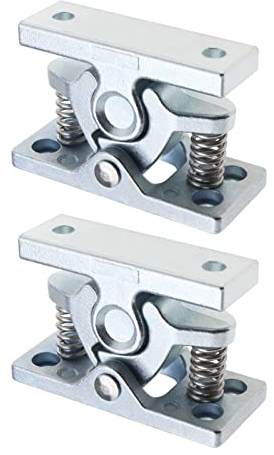 VGOL 2 STÜCKE Heavy Duty Türhalter Fangstopper Zinklegierung Feder Türclip Hardware Türschnalle für Wohnwagen Wohnmobile und Boote
