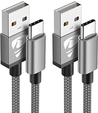 USB C Charger Cable 1M 2Pack Type C Charger Fast Charging 3A Lead Nylon Braided for Samsung Galaxy S22 S21 S20 S10 S9 S8 A12 A20e A21s A40 A51 A70,Huawei P30 P20,Google Pixel,Xiaomi,Sony Xperia,Switch