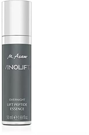 M. Asam Vinolift Gesichts Serum Overnight Lift Peptide Essence (50ml) | Gegen Hautunreinheiten, Pigmentflecken & Plisseefältchen, Peptidkomplex für Spannkraft & Elastizität