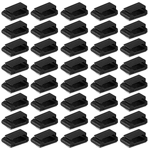 40 Stück Selbstklebende Kabelklemmen, Feste Clips für Autokabel, Auto, GPS, Datenkabel, Lichtkabel, Dekorativer Kabelbefestigungs-Organizer für Zuhause, Büro, Auto (Klein)