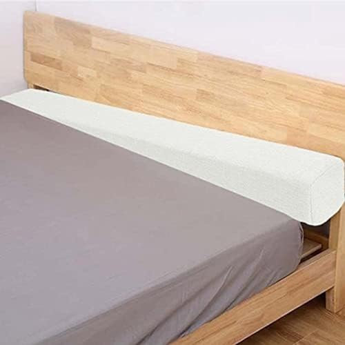 moismk Lückenfüller für langes Bett/Matratzen-Lückenkissen/Kopfteil-Lückenfüller/Bettverbinder/Matratzenverlängerung, schließt die Lücke zwischen Matratze und Wand/Kopfteil(White,135x15x15cm)