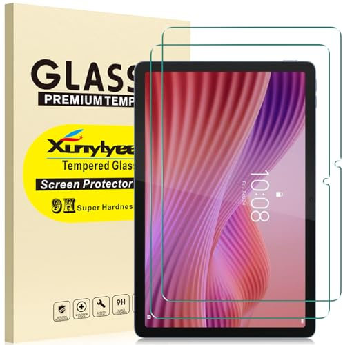 XunyLyee 2 Pack, Screen Protector for Lenovo Tab 10.1 inch 2025 TB-311FU Tempered Glass Film [232 * 151mm/ 9.13 * 5.95 inch]